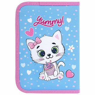 Пенал 'Yummy Cupcakes' 1 отделение 2 откидные планки 5