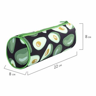 Пенал-тубус 'Black Avocado' с эффектом Soft Touch 4