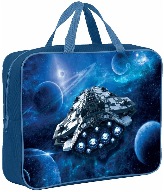 Папка для тетрадей 'Spaceship' А4, с ручками