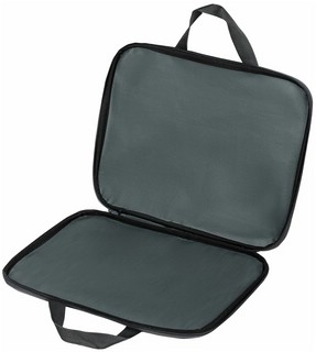 Папка на молнии с ручками А4 'Everyday' полиэстер, серая 3