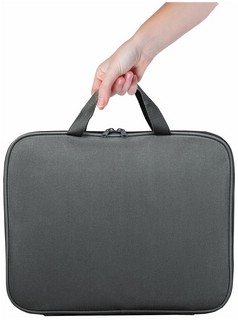 Папка на молнии с ручками А4 'Everyday' полиэстер, серая 4