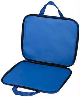 Папка на молнии с ручками 'Everyday' А4, полиэстер, синяя 2