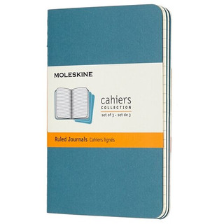 Блокнот Moleskine Cahier Journal Pocket, А6, цвет голубой