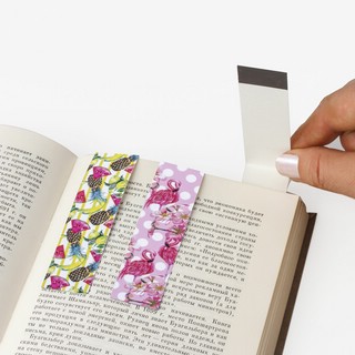 Закладки для книг с магнитом 'Тропики' 6 штук в наборе 4