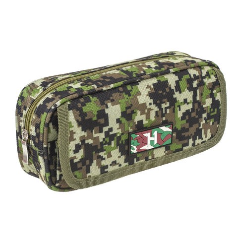 Пенал 'Military' 1 отделение, органайзер, мягкий