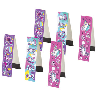 Закладки для книг с магнитом 'Единороги' набор 6 шт. 3