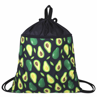 Мешок для обуви 'Avocado' с ручкой, карман на молнии, сетка для вентиляции