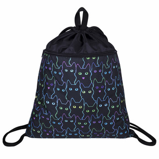 Мешок для обуви 'Cats' с ручкой, карман на молнии, сетка для ...