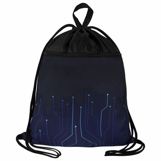 Мешок для обуви 'Electro' с ручкой, карман на молнии, сетка д...