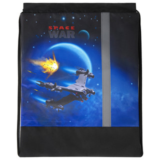 Мешок для обуви 'Space war' плотный, светоотражающая полоса 2