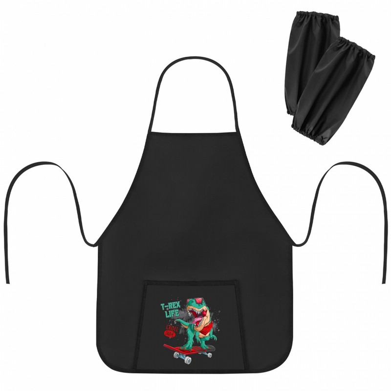 Фартук с нарукавниками для уроков труда 'T-Rex Life'