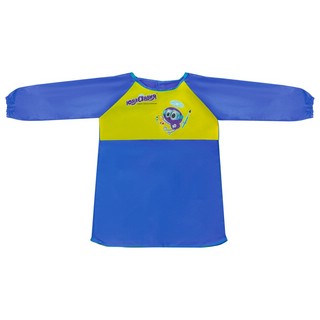 Фартук-накидка с рукавами для труда и занятий творчеством, синий 1