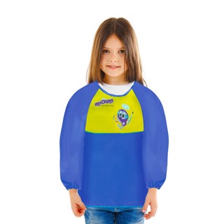 Фартук-накидка с рукавами для труда и занятий творчеством, синий 6