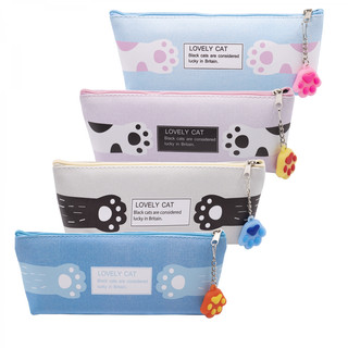 Пенал-косметичка 'Lovely cat' ПВХ, молния с брелоком, ассорти...
