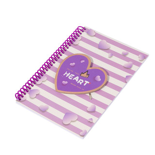 Подарочный блокнот 'Два сердца' А5, футляр с замочком 2