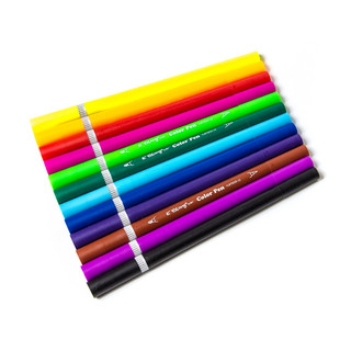 Фломастеры двухстороние 12 цветов 'Colour' смываемые чернила 2