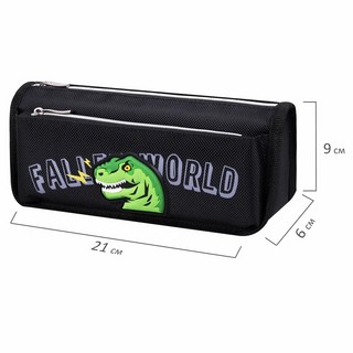 Пенал мягкий, 2 отделения 'Dino doom' 6