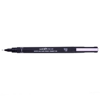 Линер Uni PIN 03-200(S), чёрный, 0.03 мм, цвет черный