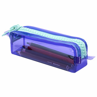 Пенал 'Contrast mint' с объемной 'тракторной' молнией, 1 отделение 4