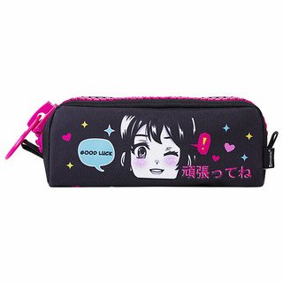 Пенал 'Anime girl' с объемной 'тракторной' молнией, 1 отделение 3