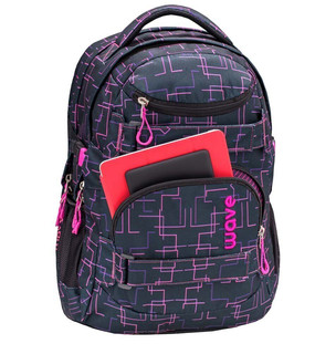 Школьный рюкзак Belmil WAVE INFINITY Cubic Pink 10