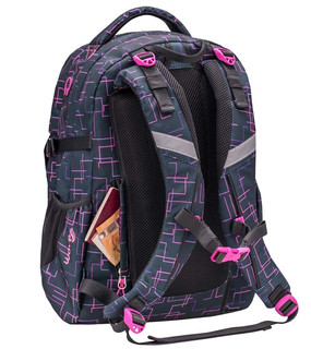 Школьный рюкзак Belmil WAVE INFINITY Cubic Pink 11