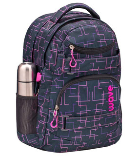 Школьный рюкзак Belmil WAVE INFINITY Cubic Pink 18