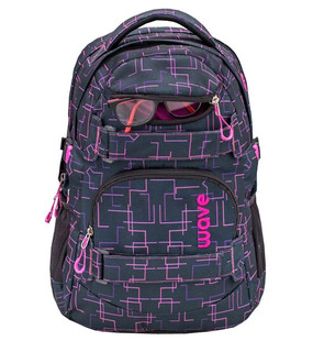 Школьный рюкзак Belmil WAVE INFINITY Cubic Pink 19