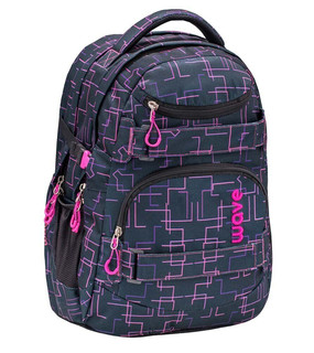 Школьный рюкзак Belmil WAVE INFINITY Cubic Pink