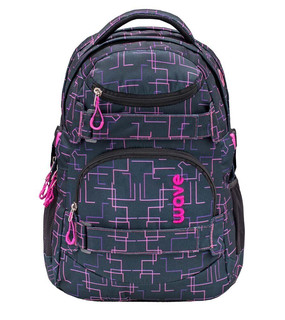 Школьный рюкзак Belmil WAVE INFINITY Cubic Pink 2