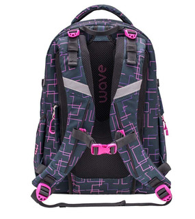 Школьный рюкзак Belmil WAVE INFINITY Cubic Pink 5