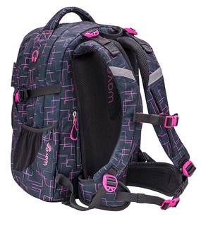 Школьный рюкзак Belmil WAVE INFINITY Cubic Pink 7