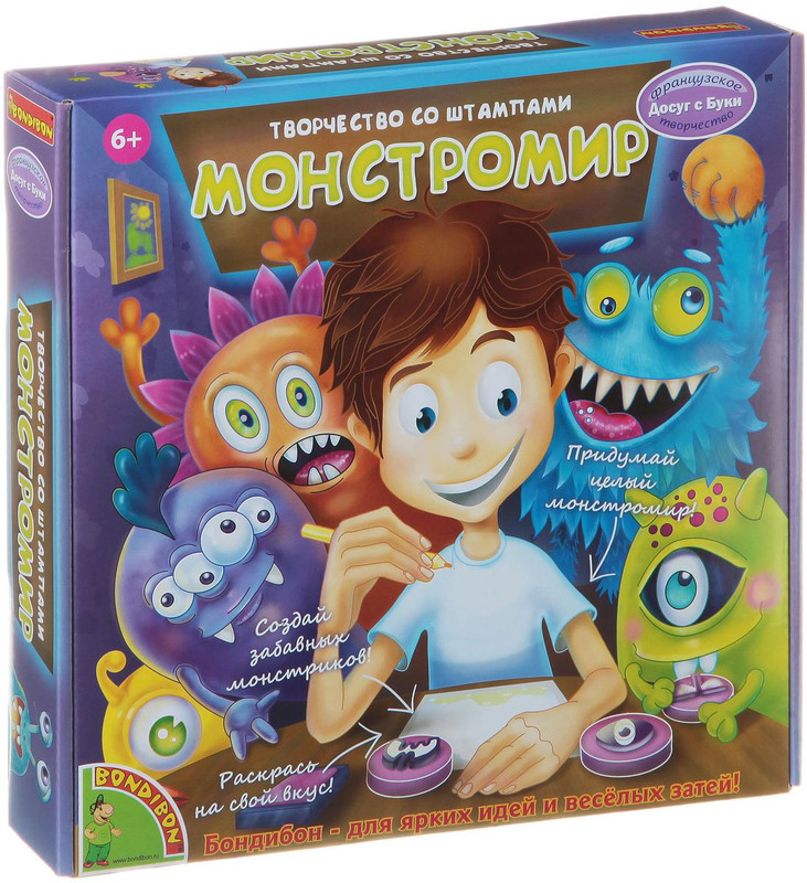 Bondibon Творчество со штампами Монстромир