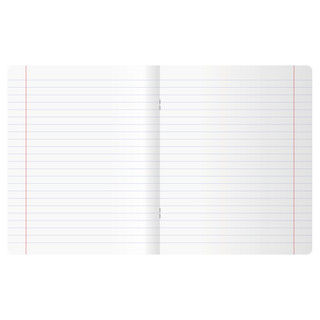 Тетрадь 18 л, линия 'UniTone. Neon', пластиковая обложка, неон оранжевый 2