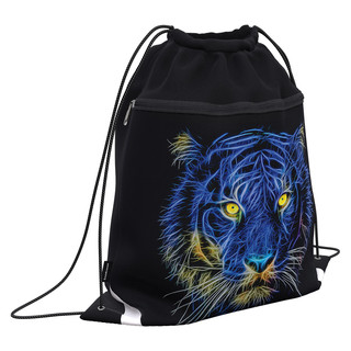 Мешок для обуви 'Night Lion' с карманом на молнии 50х41 см