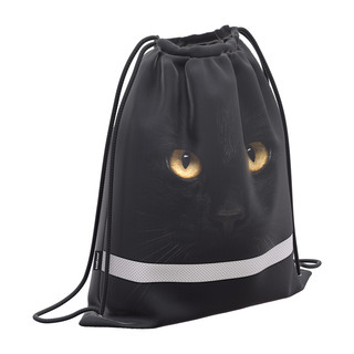 Мешок для обуви 'Black Cat' с боковым карманом 50х41 см
