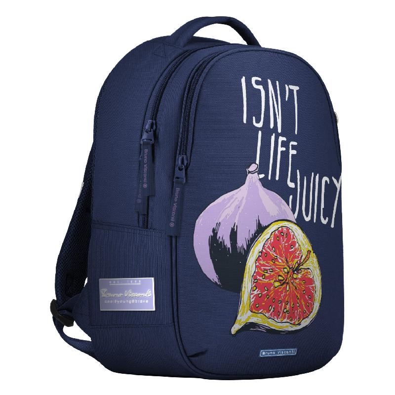 Рюкзак 'Juicy life. Инжир' классический суперлегкий с эргономической спинкой