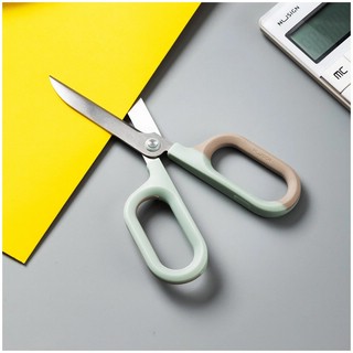 Ножницы офисные Nusign, 18 см, зеленые 6