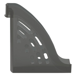 Лоток для бумаг вертикальный 'Эксперт' ширина 95 мм, тонированный серый 4