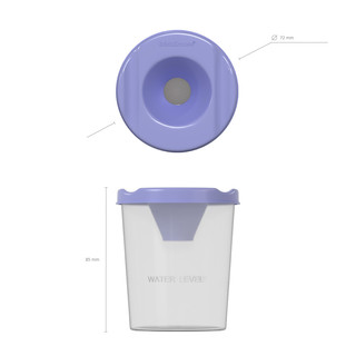 Стакан-непроливайка Pastel, фиолетовый 3