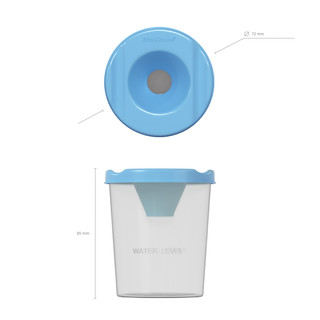 Стакан-непроливайка Pastel, голубой 3