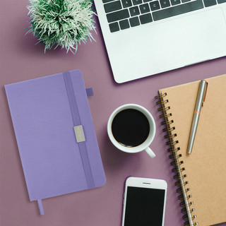 Ежедневник на 2024г, А5, 'Control', под кожу, держатель для ручки, сиреневый 15