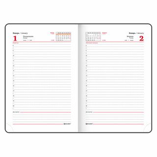 Ежедневник на 2024г, А5, 'Control', под кожу, держатель для ручки, синий 14