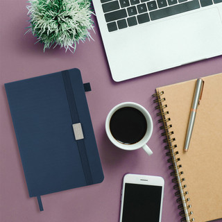 Ежедневник на 2024г, А5, 'Control', под кожу, держатель для ручки, синий 15