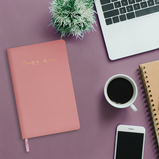 Ежедневник на 2024г, А5, 'Pastel', под кожу, розовый 16