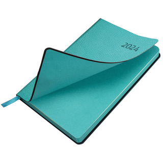 Ежедневник датированный 2024 BRAUBERG 'Stylish', А5 138x213 мм, гибкий, бирюзовый, 114893 6