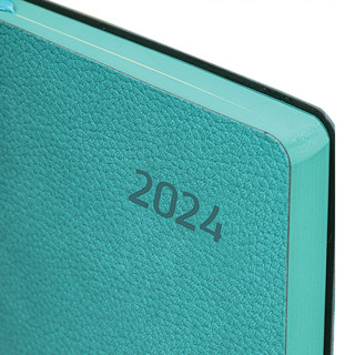 Ежедневник датированный 2024 BRAUBERG 'Stylish', А5 138x213 мм, гибкий, бирюзовый, 114893 7