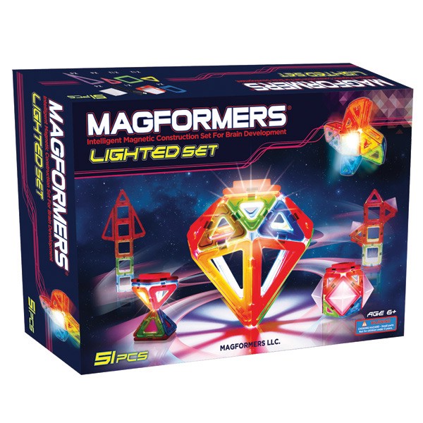 Магнитный конструктор 'Lighted Set' Magformers 63092