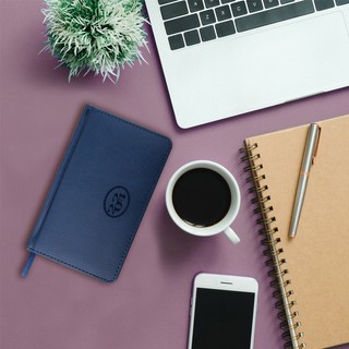 Еженедельник-планер на 2024г, А6 'Favorite' под кожу, синий 14