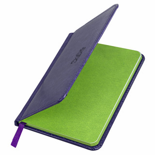 Еженедельник-планер на 2024г А6 'Rainbow' под кожу, сиреневый 4